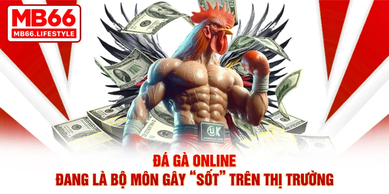 Đá gà online đang là bộ môn gây “sốt” trên thị trường